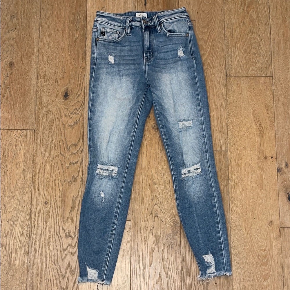 KanCan Light Blue Distressed Skinny Jeans